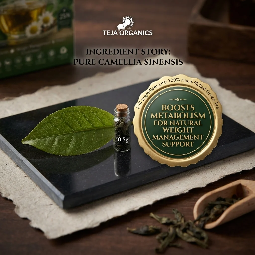 green-tea-bags-gallery3-1784369867671.webp Green Tea Bags 25 Nos | Loaded with antioxidants | Increase of metabolism & stimulates break down of fat cells | Reduces body fat | Reduces waist line || Aids weight loss | Refreshing Daily Wellness Drink