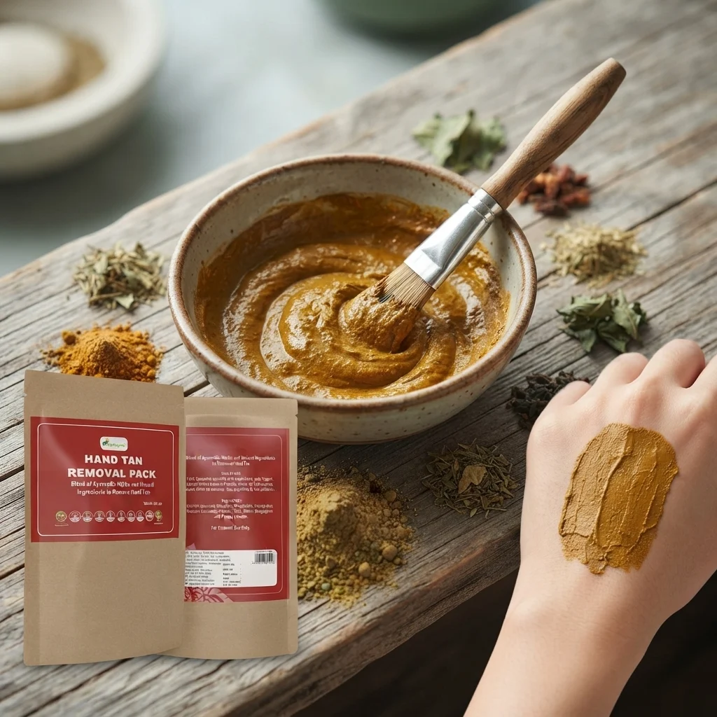 Hand Tan Removal Pack | Blend of Ayurvedic Herbs and Natural Ingredients to Remove Hand Tan