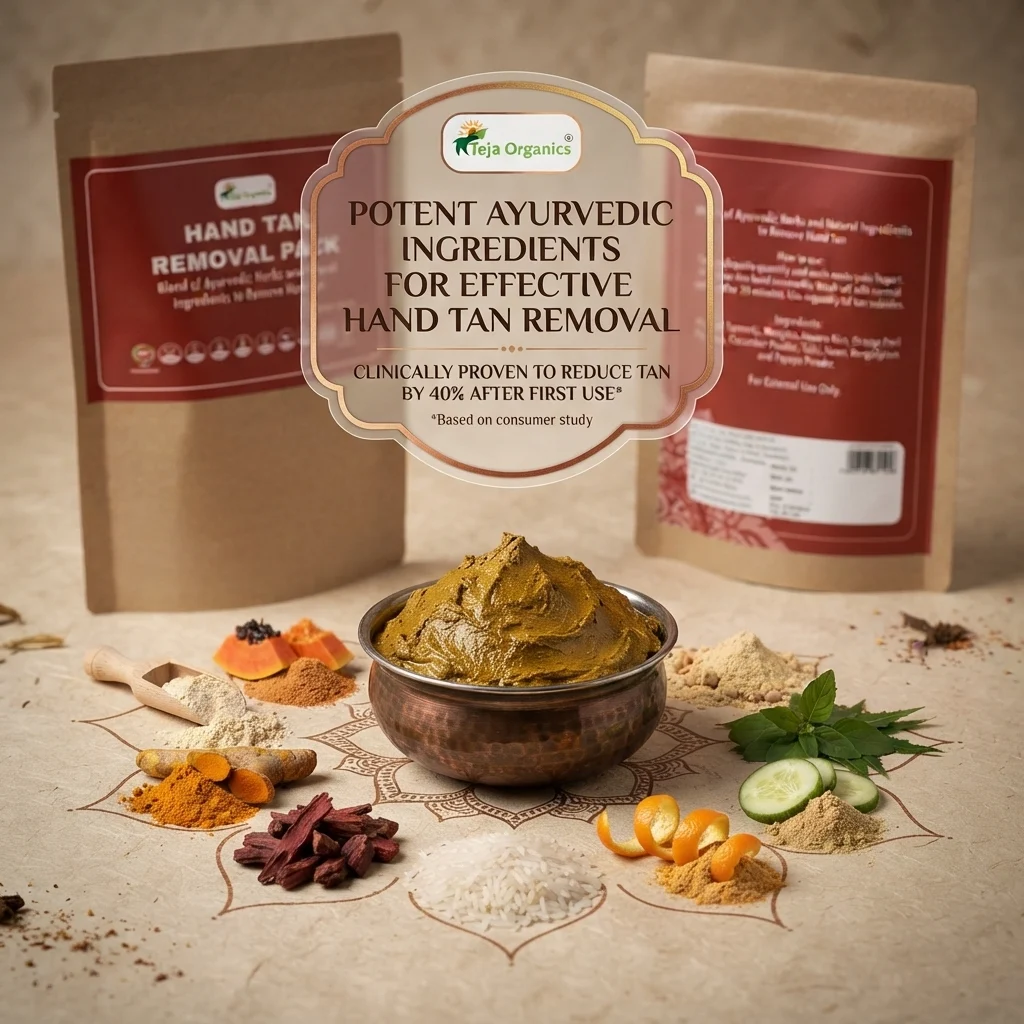 Hand Tan Removal Pack | Blend of Ayurvedic Herbs and Natural Ingredients to Remove Hand Tan