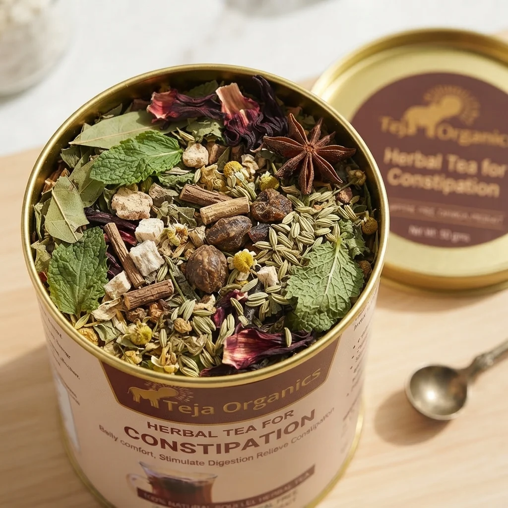 herbal-tea-for-constipation-gallery1-1784371232319.webp Herbal Tea for Constipation 50 gm | Herbal Digestive Tea Blend | Belly Comfort | Stimulate Digestion | Relieve Constipation | Colon Cleanser