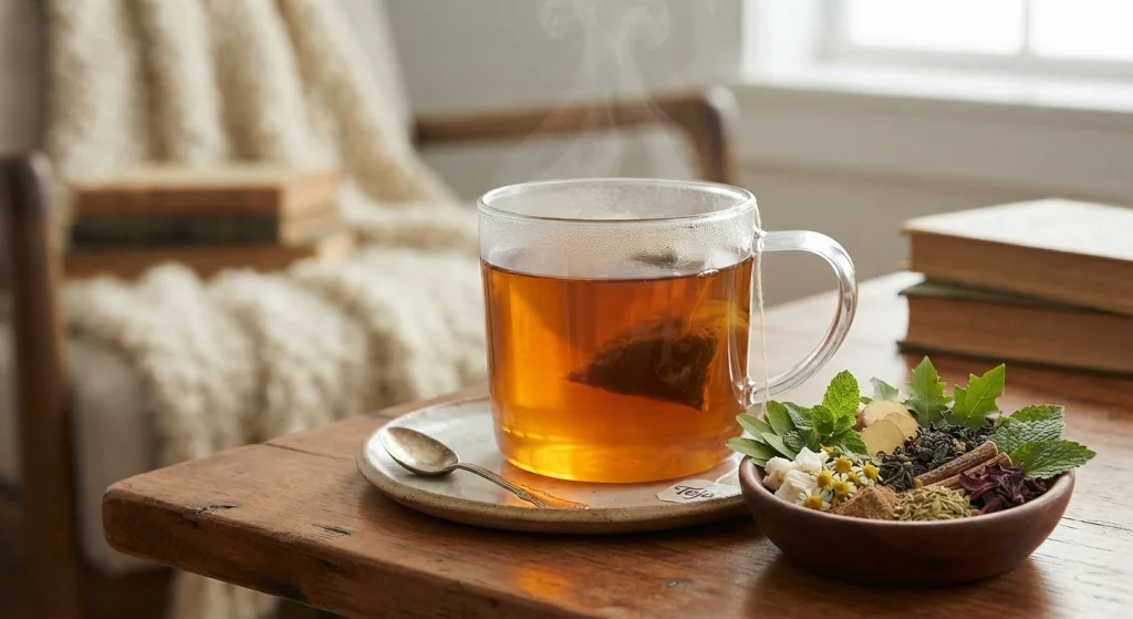 herbal-tea-for-constipation-gallery2-1784371236974.webp Herbal Tea for Constipation 50 gm | Herbal Digestive Tea Blend | Belly Comfort | Stimulate Digestion | Relieve Constipation | Colon Cleanser