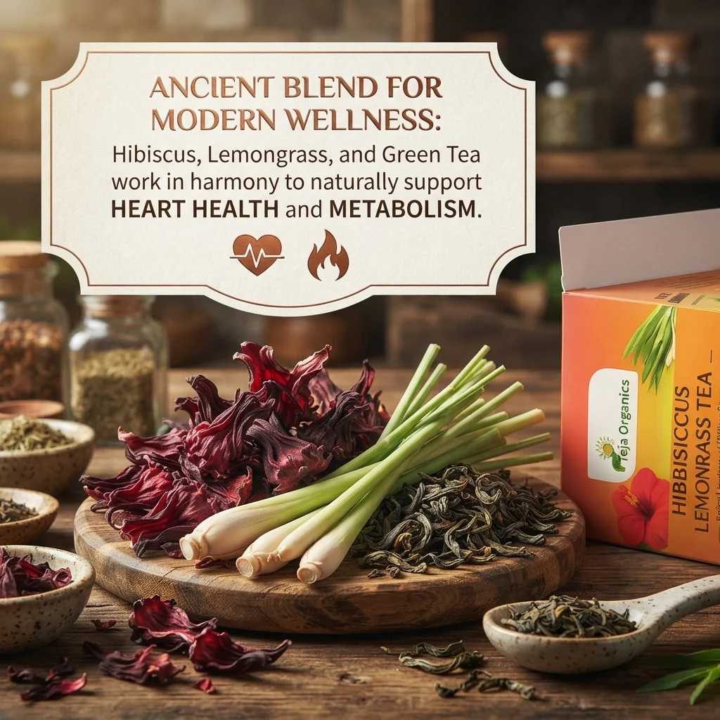 hibiscus-lemongrass-tea-bags-gallery3-1784369916175.webp Hibiscus Lemongrass Tea Bags 25 Nos | Helps to lower cholesterol | Supports Heart Health | Helps to improves metabolism & Digestion | Natural Detox