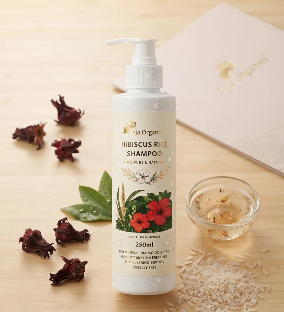 hibiscus-rice-shampoo-gallery4-1784368925273.webp Hibiscus Rice Shampoo 250 ml | Rice Water Enriched with Hibiscus | Moisturises & Nourishes | Natural Conditioner