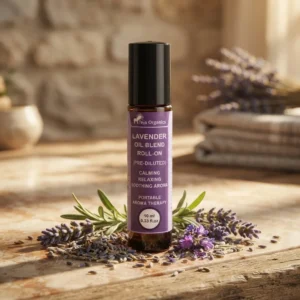 Lavender Roll-On 10 ml | Lavender Essential Oil Roll On | Aromatherapy Blend | help reduce stress, calm the mind, and support restful sleep.
