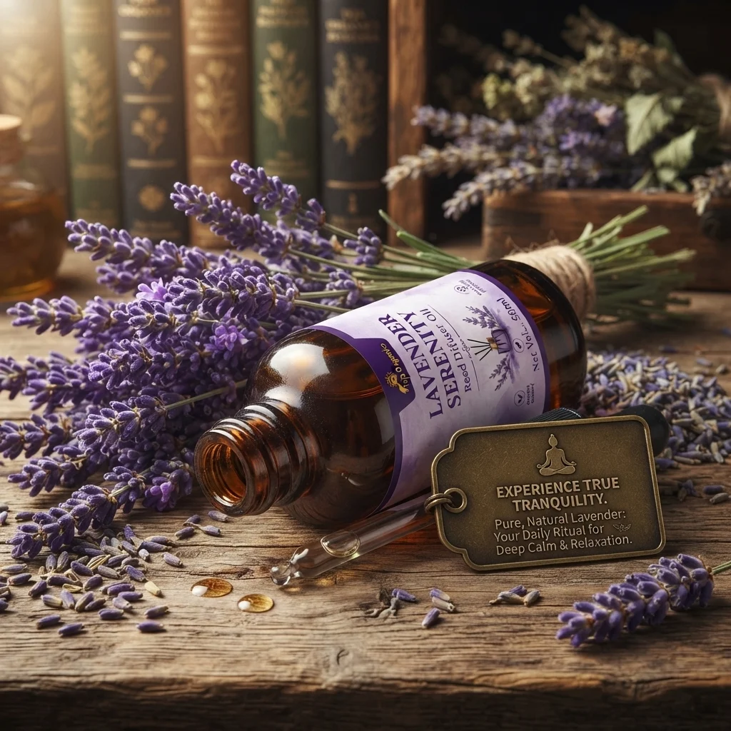 Lavender Serenity Reed Diffuser Oil 50ml | Calming & Relaxing | Unwind | Breathe Deeply | Inspired by Nature | Crafted for Wellbeing