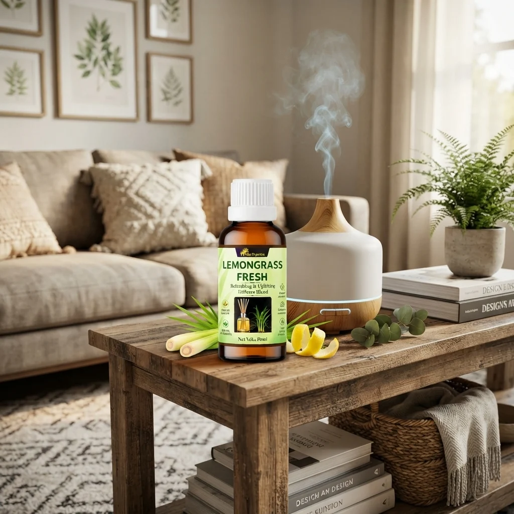 Lemon Grass Fresh Reed Diffuser Oil 50ml |Refresh | Energize | Revitalize | Inspired by Nature | Crafted for Wellbeing.