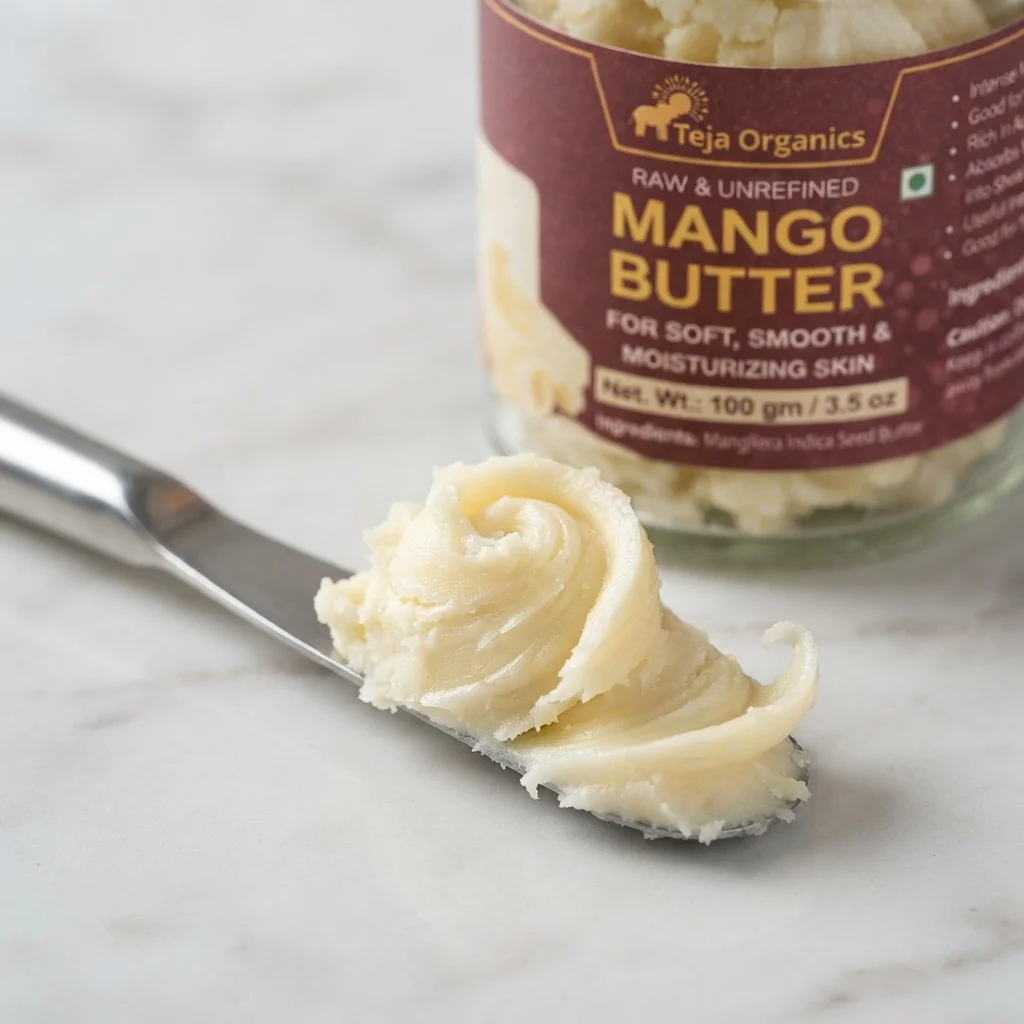 Mango Butter 100g | Deep Moisturizing Body Butter | Skin Softening, Repair & Hydration | Dry Skin Care | No Parabens, No Sulphates