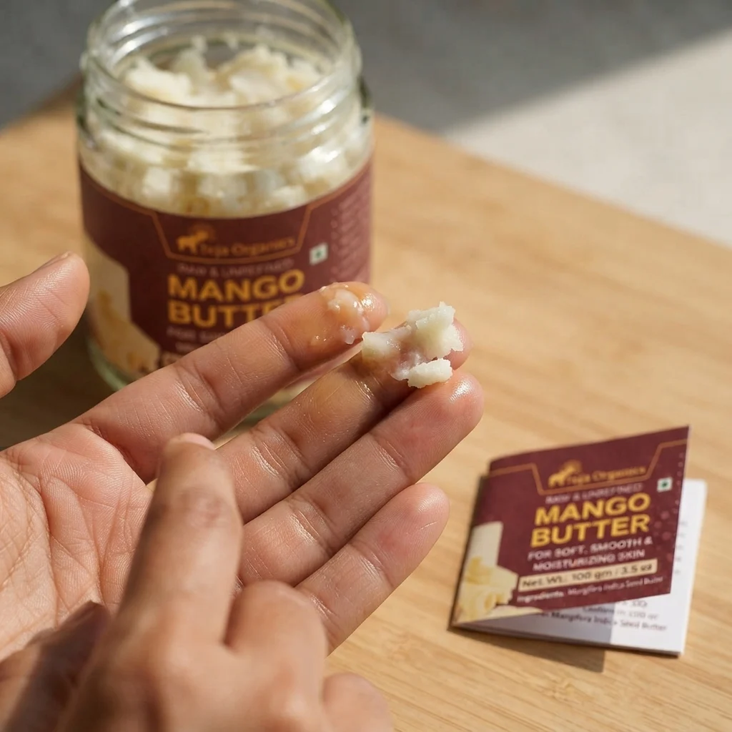 Mango Butter 100g | Deep Moisturizing Body Butter | Skin Softening, Repair & Hydration | Dry Skin Care | No Parabens, No Sulphates