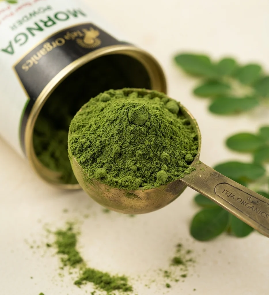 Moringa Powder | Natural Superfood India | Rich in Vitamins, Minerals & Plant Protein | Supports Immunity, Energy & Diabetes Management