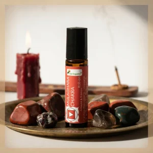 muladhara-chakra-rollon-hero-1784366625281.webp Muladhara Chakra Roll-On (Root Chakra) 10 ml | Aromatherapy Roll-On for Grounding & Stability | Easy-Apply Meditation Oil | External Use
