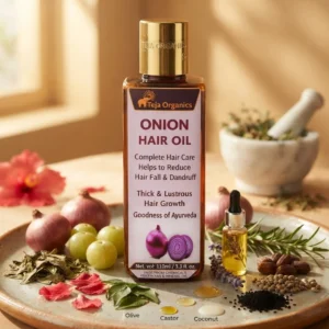 onion-hair-oil-hero-1784368734233.webp Onion Hair Oil 110 ml | Herbal Hair Oil for Hair Fall Control & Stronger Hair | Supports Hair Growth, Scalp Nourishment & Thickness