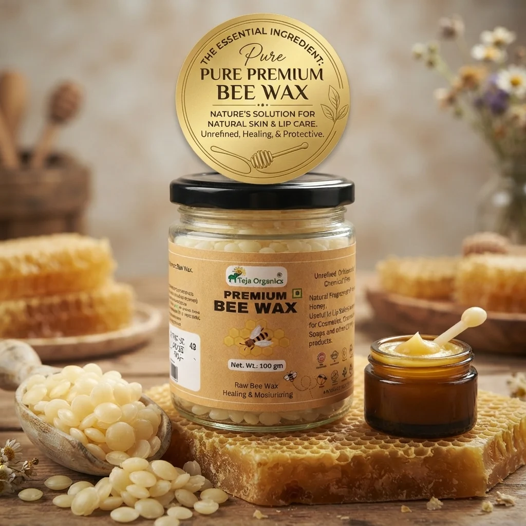 Premium Beewax 100g |Pure Natural Beeswax  |  Skincare, Lip Care | No Chemicals, No Additives