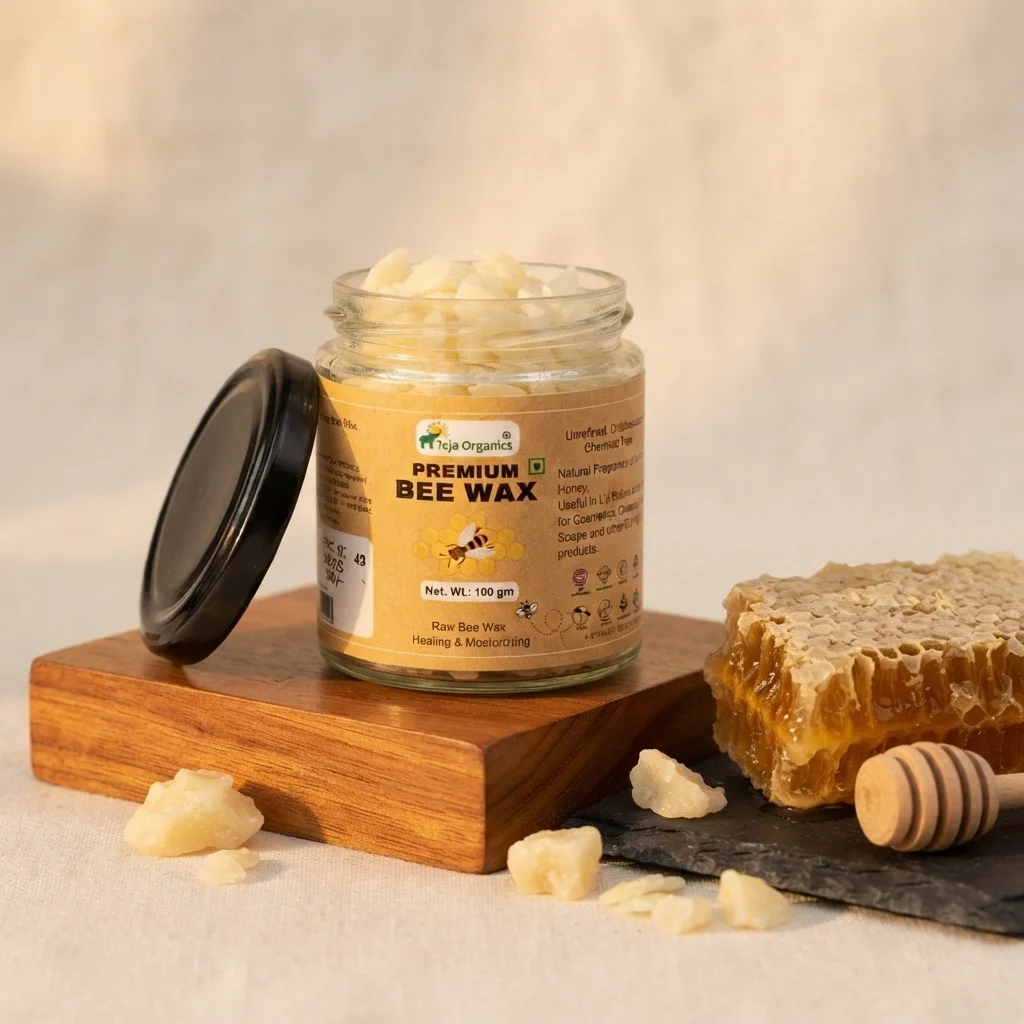 Premium Beewax 100g |Pure Natural Beeswax  |  Skincare, Lip Care | No Chemicals, No Additives