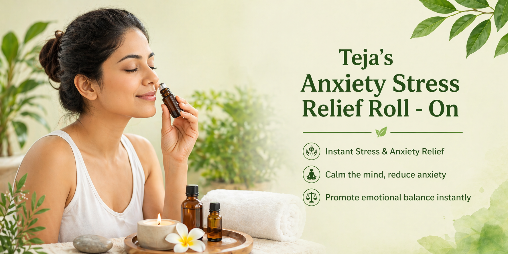 Teja's Anxiety Stress Relief Roll On