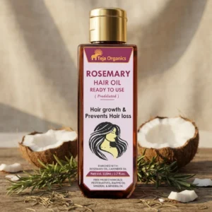 Rosemary Hair Oil 110ml | Herbal Hair Oil for Hair Growth & Scalp Care | Supports Hair Strength, Reduces Hair Fall & Improves Thickness
