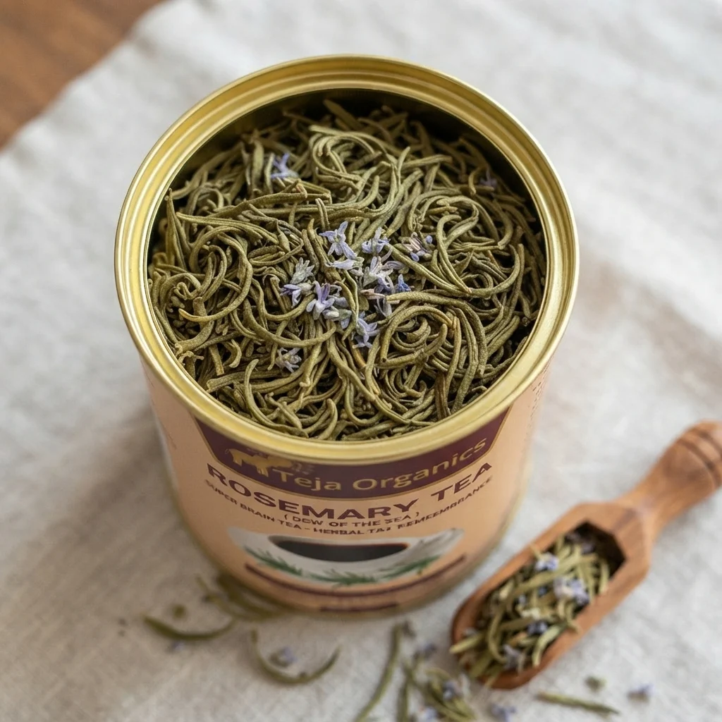 Rosemary Tea 50gm | 100% Pure Rosemary Leaves | Super brain tea - Herbal tea of  Remembrance | Supports Memory | Concentration, Focus, and Cognitive performance