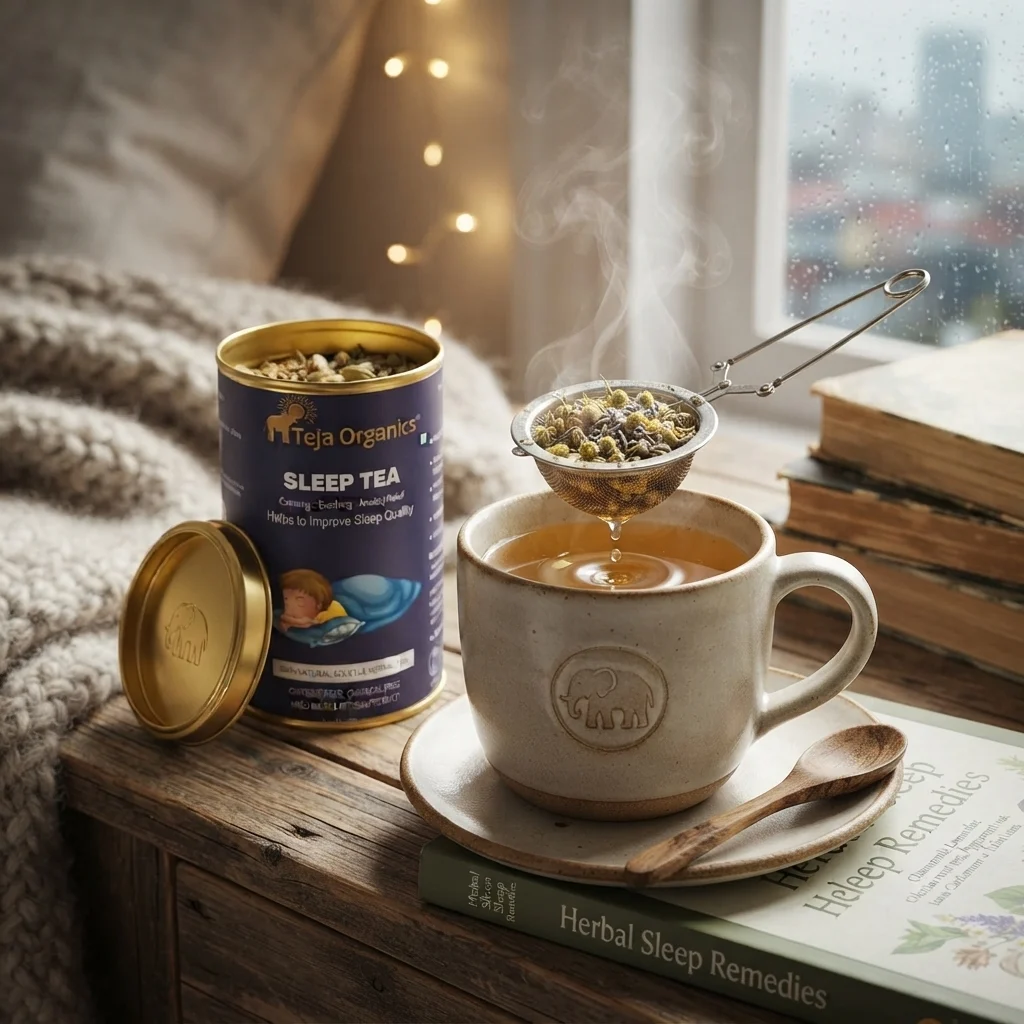 Sleep Tea 50 gm | Herbal Sleep Tea Blend | Caffeine Free | Supports Relaxation | Stress Relief | Deep Sleep