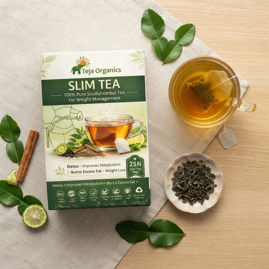 slim-tea-bags-gallery4-1784369945956.webp Slim Tea Bags 25 Nos | Improves Metabolism | Promotes Healthy Digestion | Burns Excess Fat | Sheds extra Kilos effortlessly | Weight Management | Detox | Caffeine Free