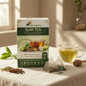 slim-tea-bags-hero-1784369927580.webp Slim Tea Bags 25 Nos | Improves Metabolism | Promotes Healthy Digestion | Burns Excess Fat | Sheds extra Kilos effortlessly | Weight Management | Detox | Caffeine Free