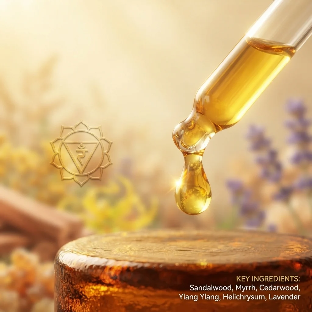 Solar Plexus Chakra Oil (Manipura Chakra) 15 ml | Aromatherapy Essential Oil Blend for Courage & Strength  | Helps to feel Assertive and Confident to make Decisions