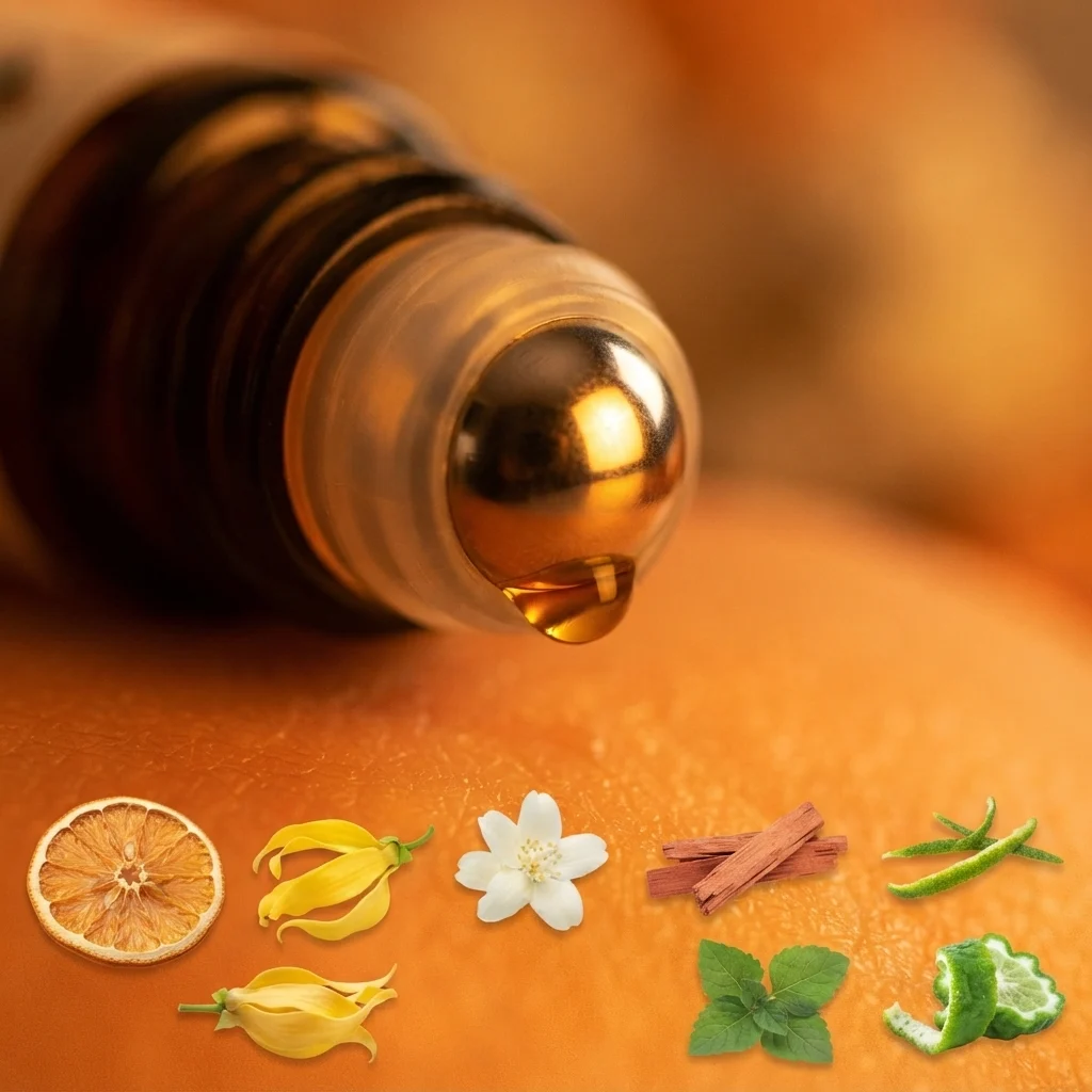 Swadhisthana Chakra Roll-On (Sacral Chakra) 10 ml | Aromatherapy Roll-On for Sensuality , Creativity, Pleasure & Relationship | External Use