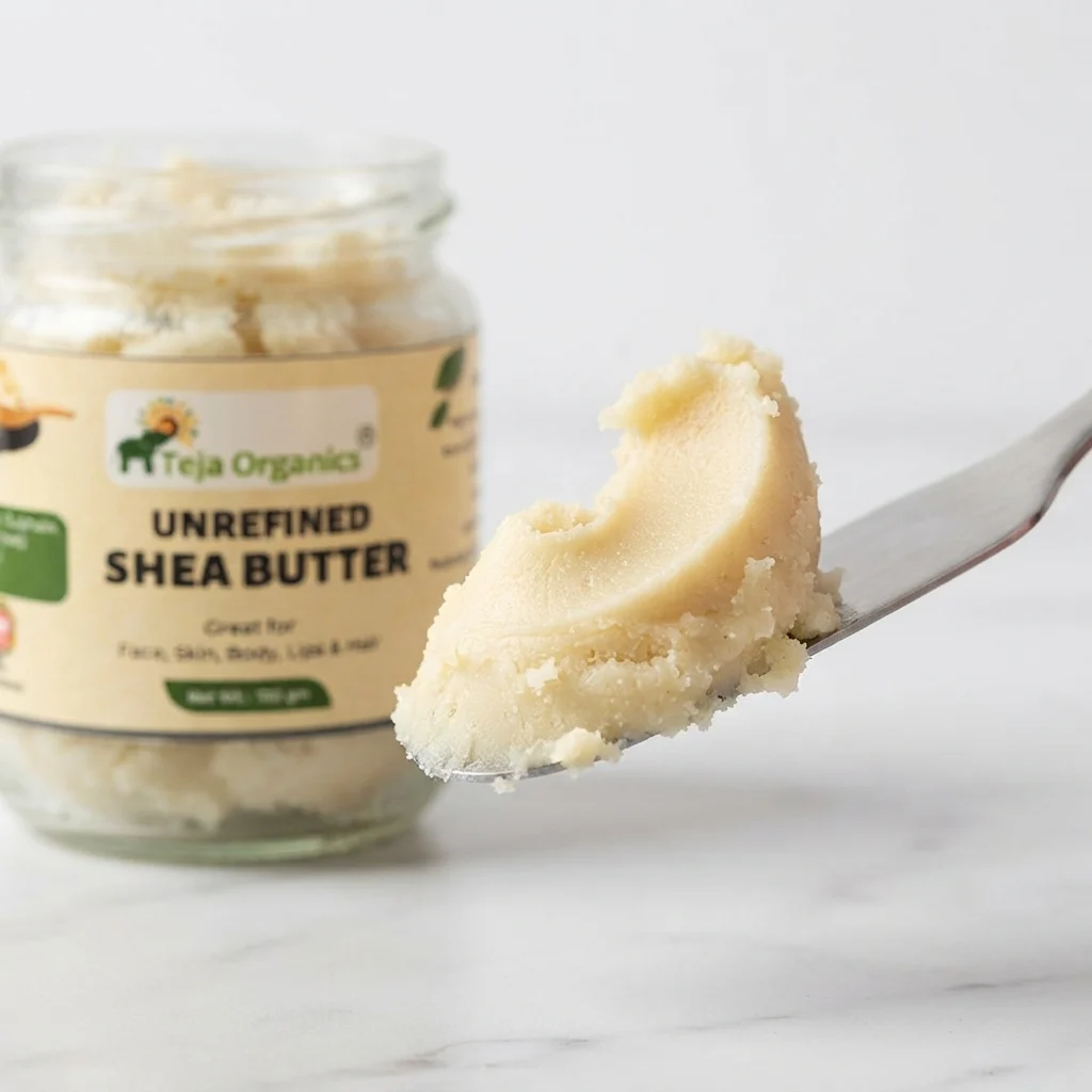 Unrefined Shea Butter 100g | Pure Raw Shea Butter | Deep Moisturizer for Skin & Hair | Dry Skin Repair, Stretch Mark Care | No Chemicals, No Additives
