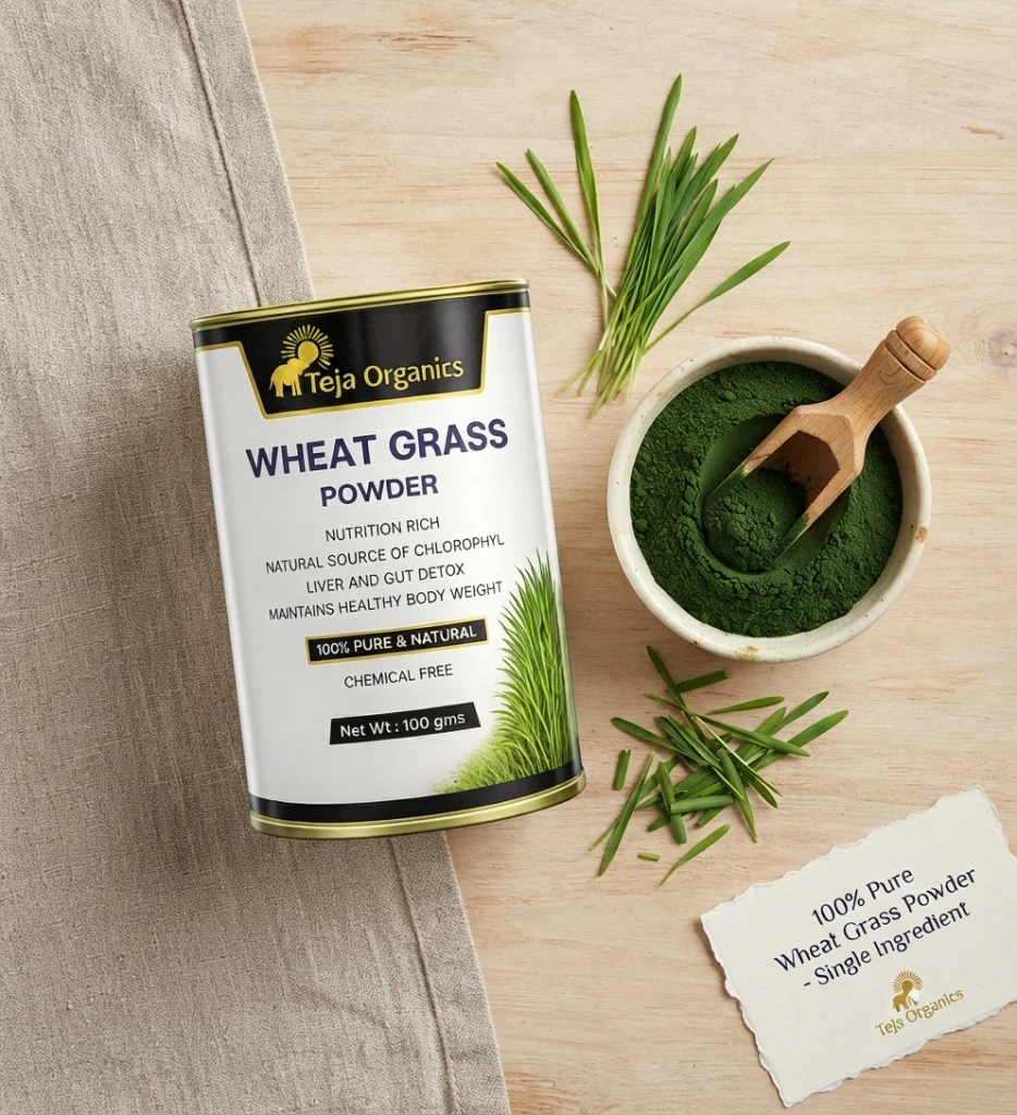 wheat-grass-powder-gallery4-1784370934851.webp Wheat Grass Powder | 100% Natural Superfood | Rich in Chlorophyll, Vitamins & Minerals | Supports Daily Nutrition & Wellness | Herbal Green Powder