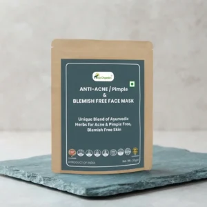 Anti-Acne/Pimple & Blemish Free Face Mask | Unique Blend of Ayurvedic Herbs for Acne & Pimple Free, Blemish Free Skin (Pack of 3)