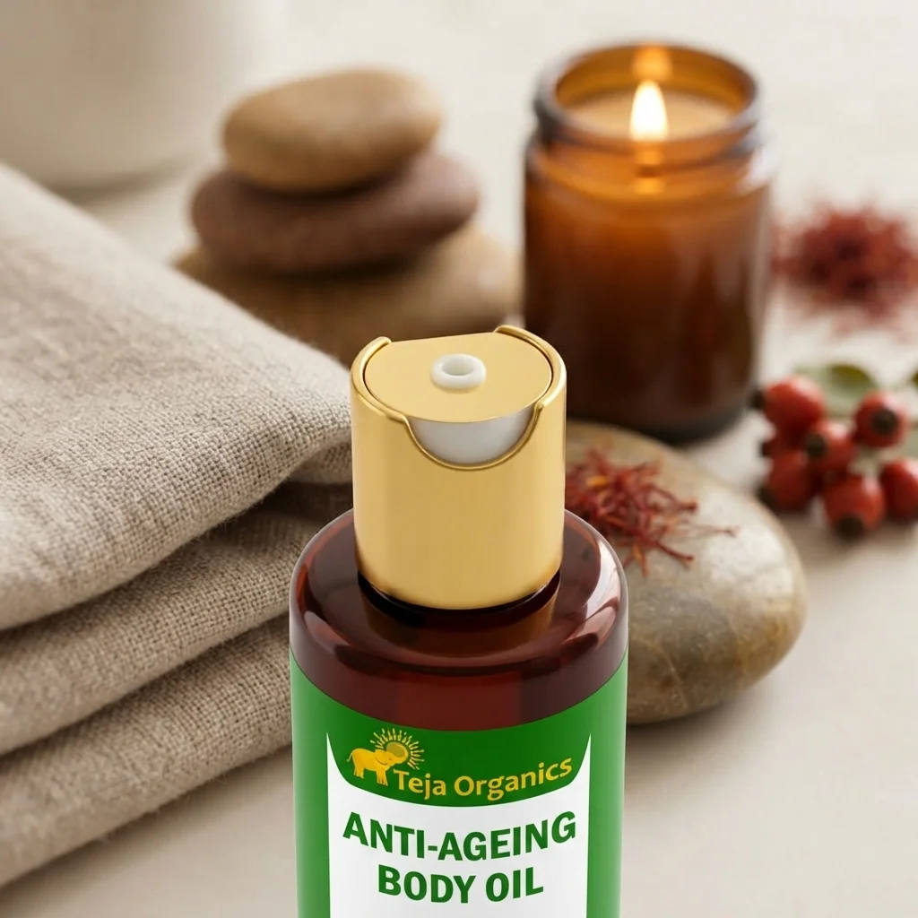 Anti-Ageing Body Oil 100ml | Intense Moisturizing | Hydrating | Reduces Wrinkles, Fine Lines | Fights Signs of Ageing | Firms up skin | Radiant, Glowing & Youthful skin.