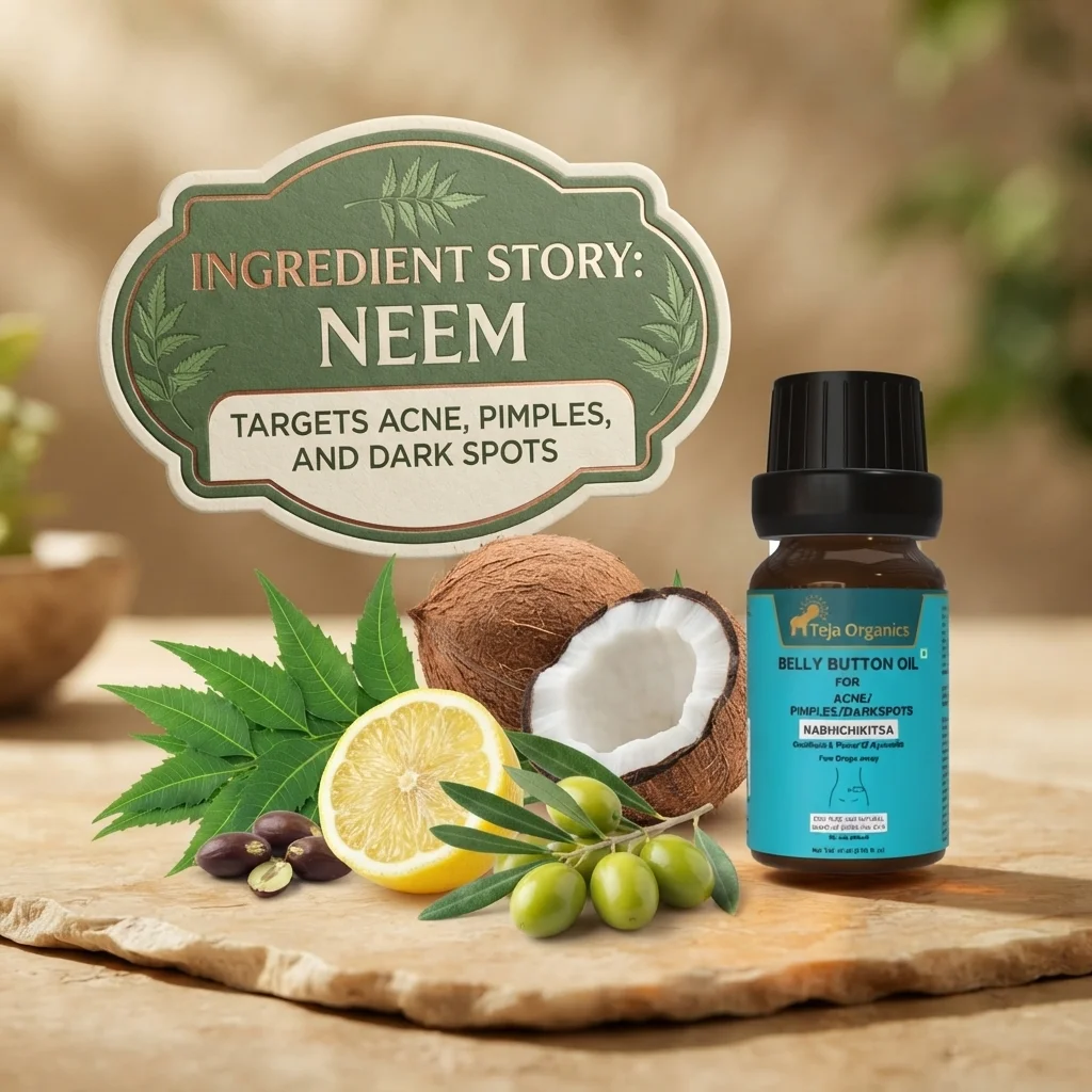 belly-button-oil-for-acne-gallery2-candidate-1786043639 Belly Button Oil for Acne Pimples Dark Spots 15 ml | Nabhi Oil Herbal Blend | Support clear skin, reduce blemishes, and improve skin texture.