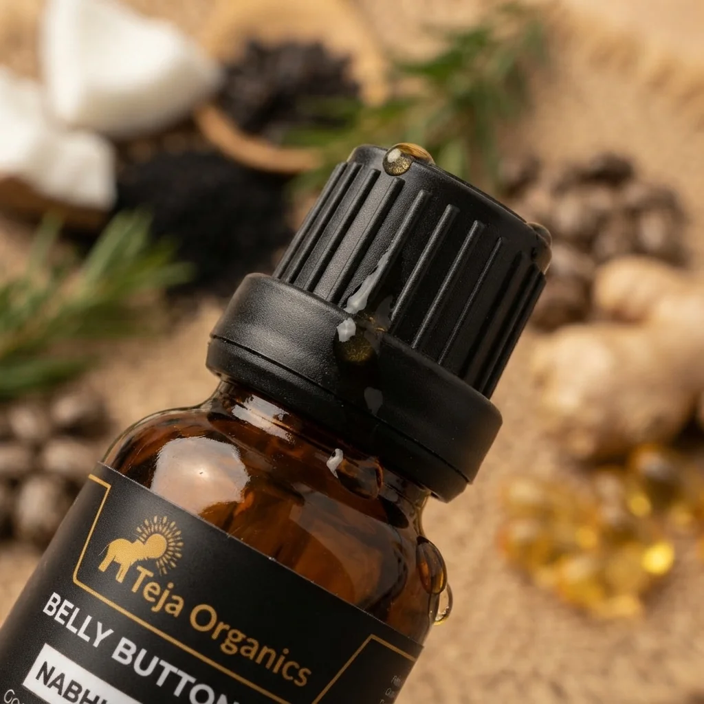 Belly Button Oil for Healthy Hair Growth 15 ml | Nabhi Oil Herbal Blend | Supports Hair Strength | Shine & Nourishment