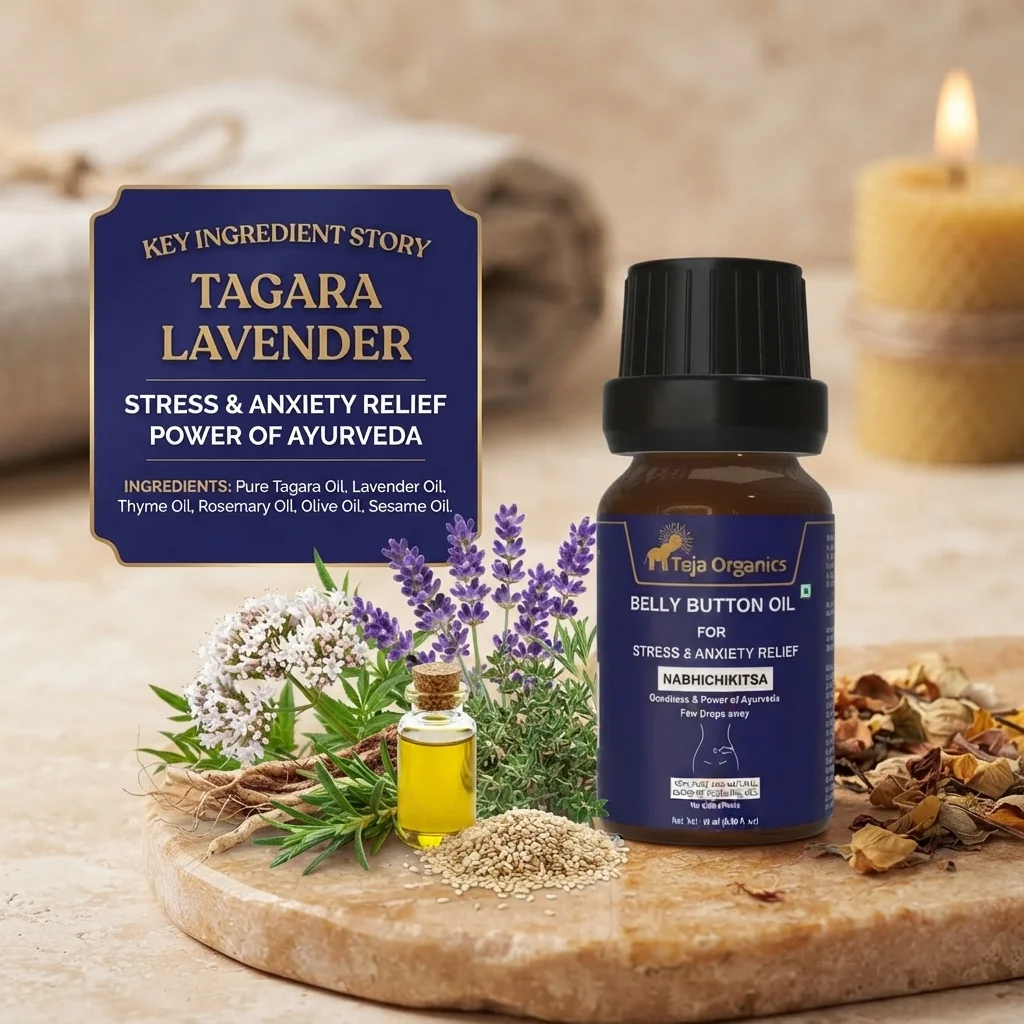Belly Button Oil for Stress & Anxiety Relief 15 ml | Stress / Anxiety Relief | Supports Relaxation & Sleep