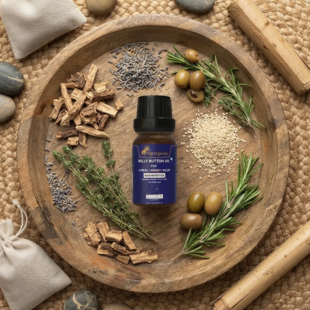 Belly Button Oil for Stress & Anxiety Relief 15 ml | Stress / Anxiety Relief | Supports Relaxation & Sleep