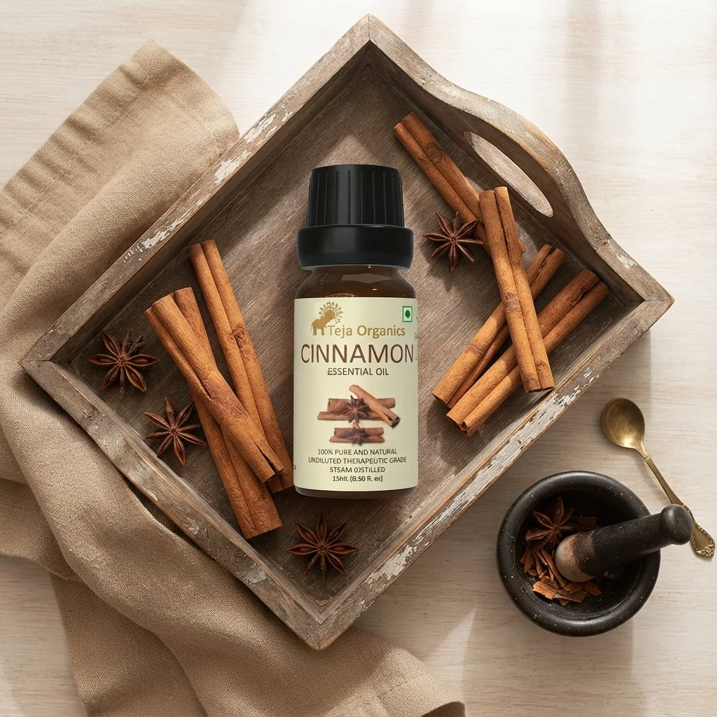 cinnamon-eo-gallery3-candidate-1786015808 Cinnamon Essential Oil 15ml | Sweet, Woody, Spicy and Earthy aroma | Warming, Stimulating, and Energizing | Moisturizing and Nourishing skin | Reduces acne | Lightens dark spots and Brightens the skin | Support scalp stimulation and overall hair health| Aromatherapy