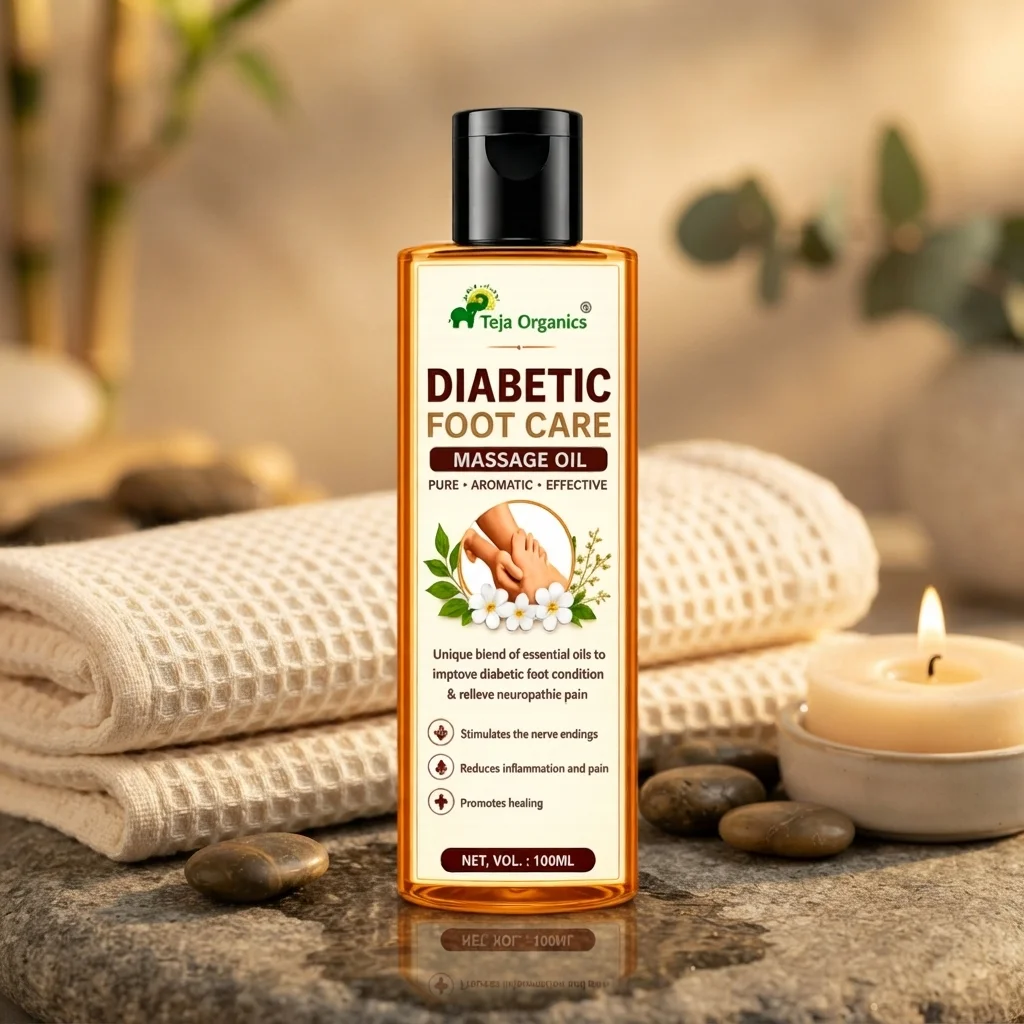 Diabetic Foot-Care Massage Oil