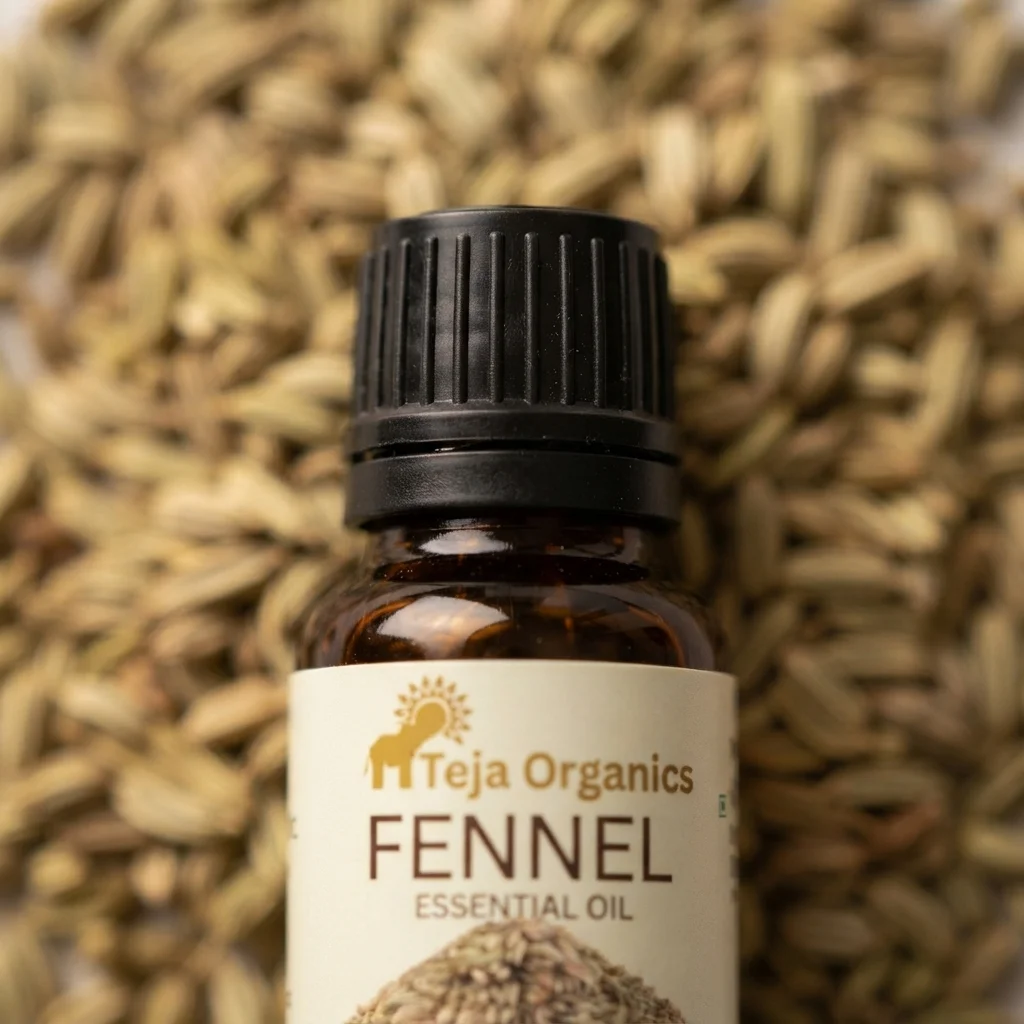 Fennel Essential Oil 15ml | Gentle, Aromatic & Calming | Digestive support | Relief from flatulence & Constipation | Reduces bad breath | Skin care, Hair care | Aromatherapy