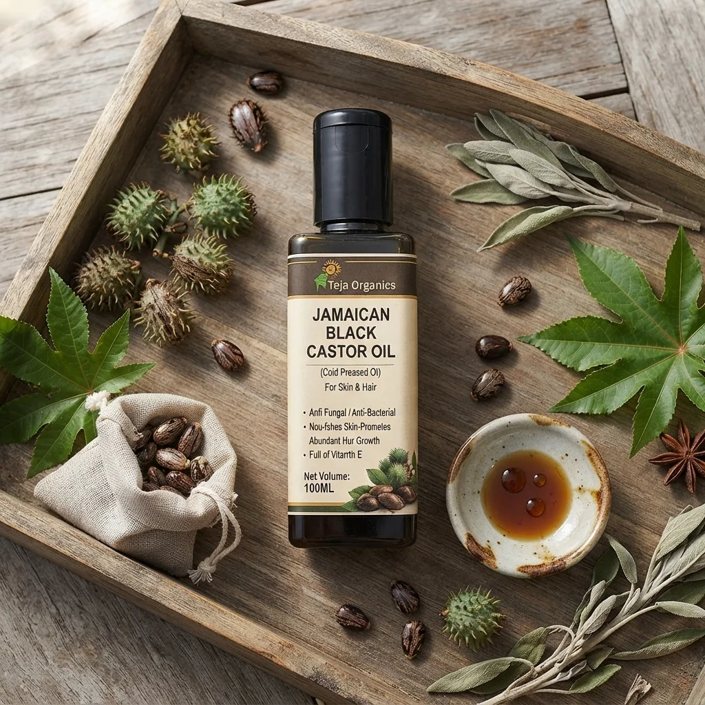 Jamaican Black Castor Oil | Cold-pressed Unrefined | Skin & Hair Care |  Full of Vitamin E