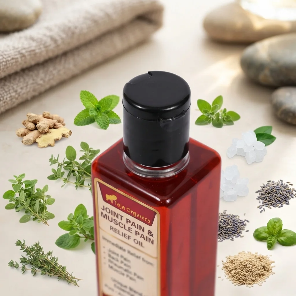 joint-pain-muscle-pain-relief-gallery1-candidate-1786038421 Joint Pain & Muscle Pain Relief Oil 100ml | Immediate Relief from: Joint Pain, Back Pain, Rheumatic Pain, Muscle Pain | Relief from Stiffness & Soreness | Relief from Swollen, Painful, Strained Joints, Muscular Pain, Spasm & Cramps | Fast Absorbing Formula – Non-sticky