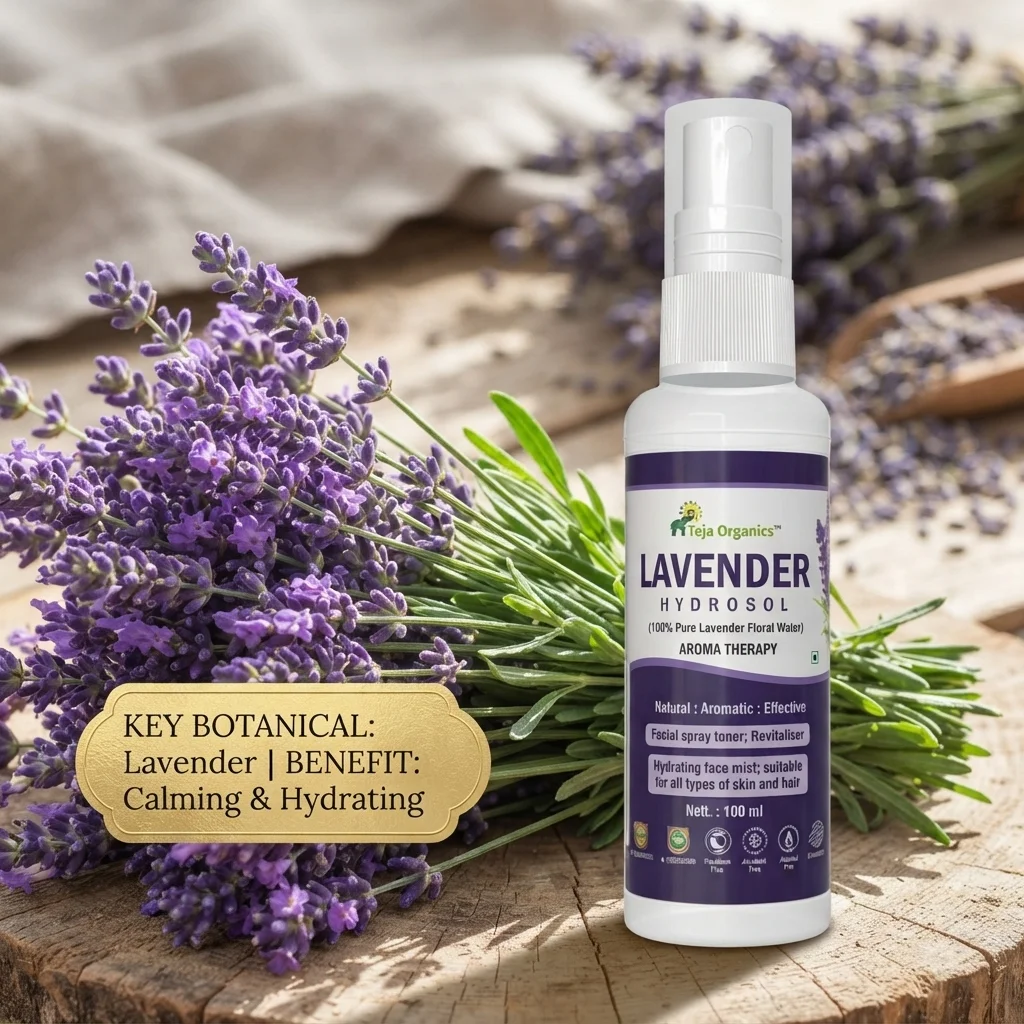 Lavender Hydrosol 100ml | 100% Pure Lavender Floral Water | Facial & Hair Spray | Toner | Revitaliser | Eco-friendly