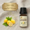 Lemon Essential Oil 15ml | Fresh and energizing | Ideal for boosting mood, refreshing spaces | Skincare | Hair care | Massage, Diffuser,  Natural Deodorizer, Gives Respiratory Support / Natural Disinfectant | Removes stains, Insect Repellent | Home wellness products