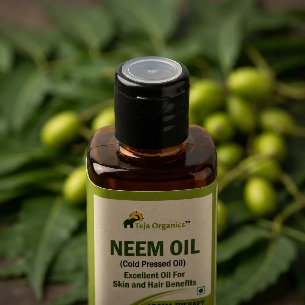 Neem Oil | Cold-pressed Unrefined | Skin and Hair Care | Help to clear acne, scars, pimples | Natural cure for Dandruff and Dry Scalp |