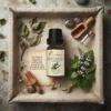 Patchouli Essential Oil 15ml | 100% Pure  & Natural |  Natural, earthy & musk perfume | Grounding and balancing aroma | Helps to reduce stress & anxiety | Skin care & Hair care | Massage, Diffuser, Bath, Inhalation, Aromatherapy | Skin care & Hair care.
