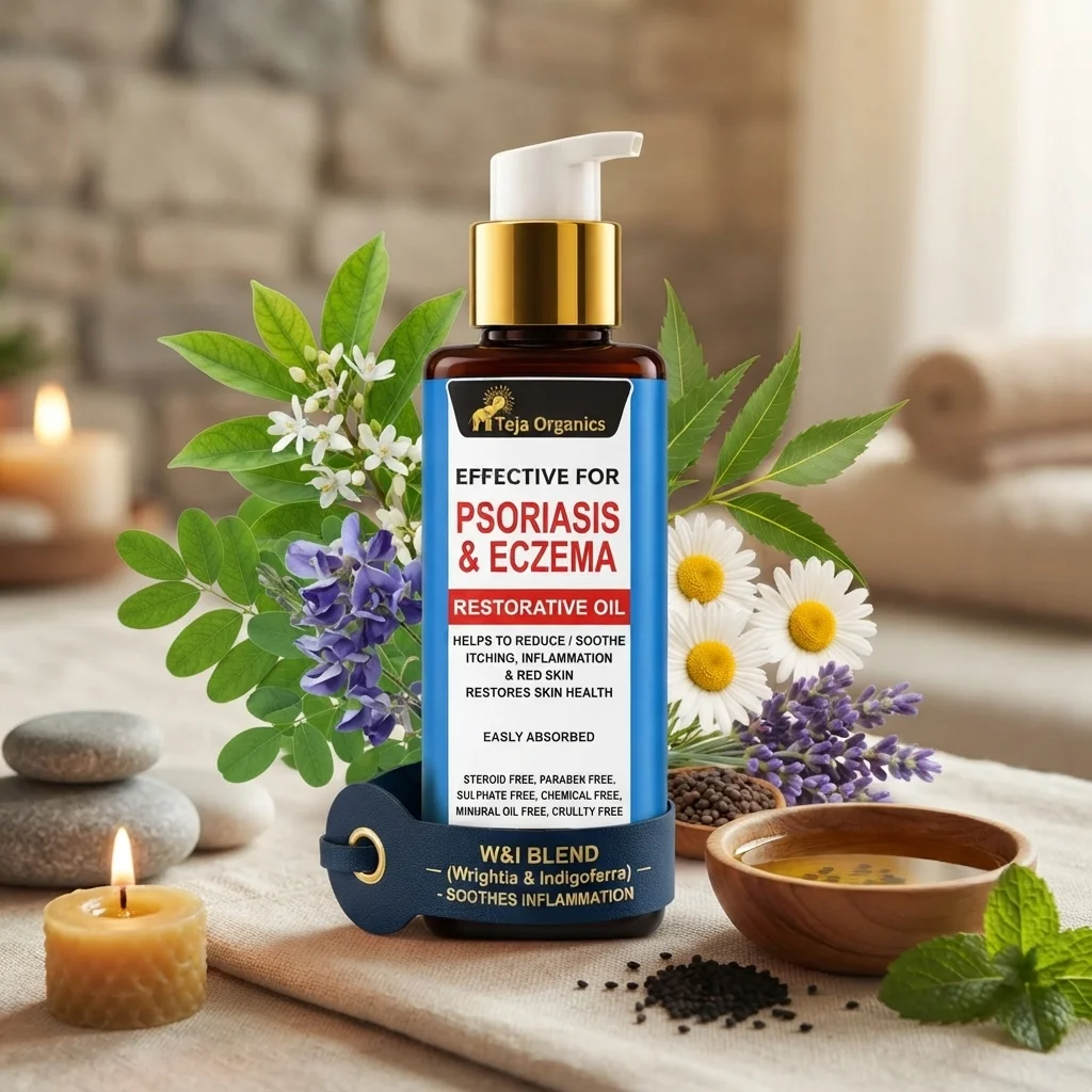 psoriasis-eczema-restorative-oil-100ml-gallery2-candidate-1786039440 Psoriasis & Eczema Restorative Oil 100ml | Herbal Skin Care Oil | Moisturizes Dry, Itchy & Flaky Skin | Helps To Reduce / Soothe Itching, Inflammation & Red Skin Restores Skin Health