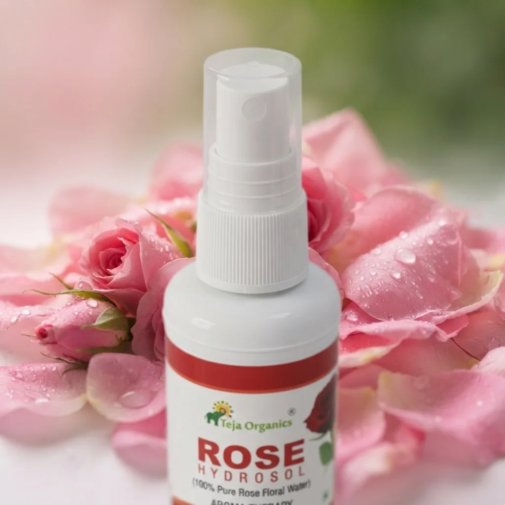Rose Hydrosol 100ml | 100% Pure Rose Floral Water | FutFragrant Facial mist | Glowing Skin & Silky Hair |  Natural Toner