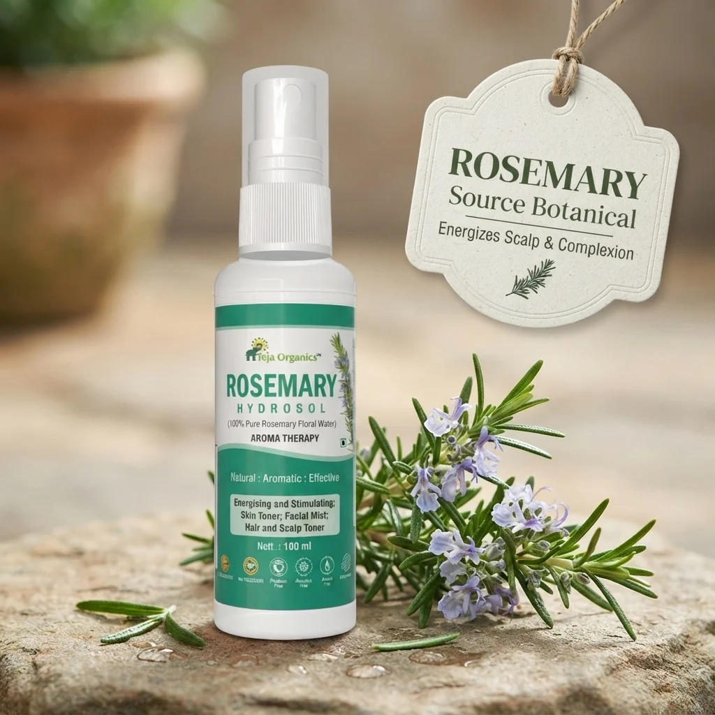 Rosemary Hydrosol 100ml | 100% Pure Floral Water | Natural Hair Toner | Helps Hair Growth