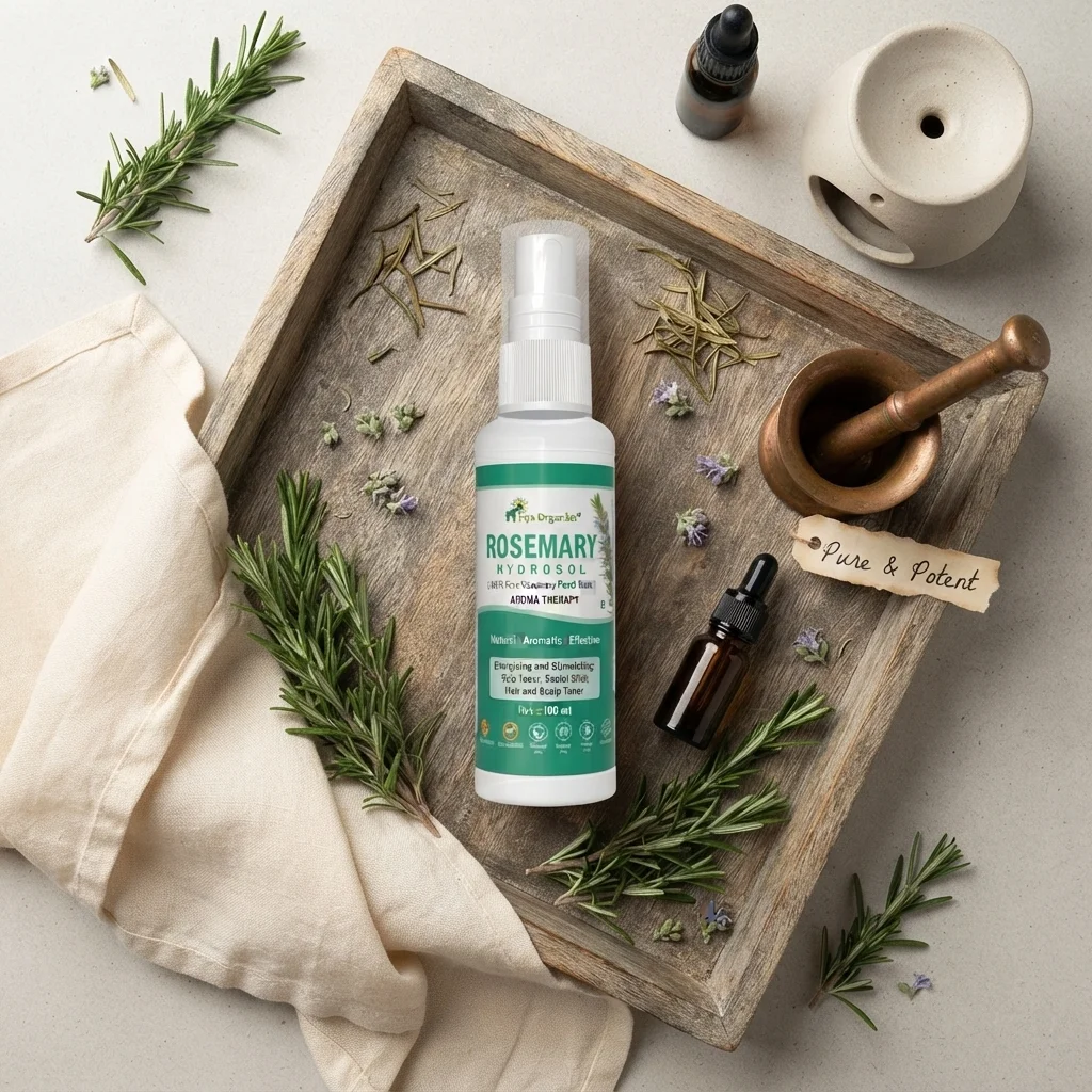 Rosemary Hydrosol 100ml | 100% Pure Floral Water | Natural Hair Toner | Helps Hair Growth