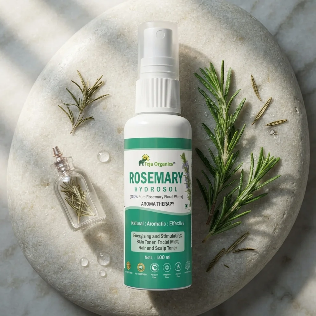 Rosemary Hydrosol 100ml | 100% Pure Floral Water | Natural Hair Toner | Helps Hair Growth