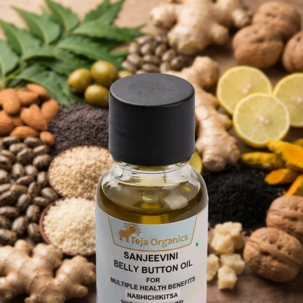 sanjeevini-belly-button-oil-15-gallery1-candidate-1786043837 Sanjeevini Belly Button Oil 15 ml | Multiple Benefit Herbal Nabhi Oil | Supports Relaxation | Digestion | Skin Hydration | Balance | Overall Wellness