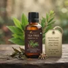 Tea Tree Essential Oil 15ml | 100% Pure Natural Oil | Acne care | Skin | Helps reduce pimples & blemishes appearance | Cleanser | Scalp & Dandruff Care | Aromatherapy | Home Wellness Use