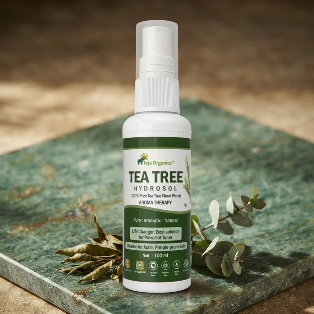 tea-tree-hydrosol-100ml-100-gallery4-candidate-1786022181 Tea Tree Hydrosol 100ml | 100% Pure Floral Water | Facial & Hair Spray | Natrural cleanser for Acne, Pimple-Prone skin | Chemical Free & Alcohol Free